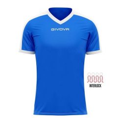 Koszulka piłkarska dla dorosłych Givova Revolution Interlock. Białe t-shirty sportowe męskie Givova, l, bez ramiączek, do piłki nożnej. Za 64.35 zł.