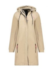 Geographical Norway Płaszcz polarowy "Timothe" w kolorze beżowym rozmiar: S. Brązowe płaszcze damskie Geographical Norway, s, bez wzorów, z polaru. Za 140.86 zł.