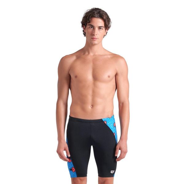 Spodenki Pływackie Męskie Arena Mushrooms Jammer. Czarne kąpielówki męskie Arena, m, bez wzorów, do pływania. Za 209.99 zł.