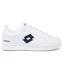 Buty męskie sportowe trampki Lotto JAMBOL. Białe trampki i tenisówki męskie Lotto, bez wzorów, bez zapięcia. Za 139.00 zł.