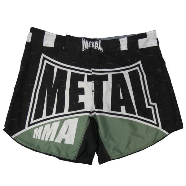 Szorty Metal Boxe. Czarne szorty męskie METAL BOXE, bez kołnierzyka. Za 256.00 zł.