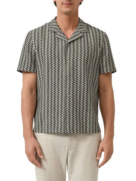 S.Oliver koszula z krótkim rękawem Mężczyźni Comfort Fit Bawełna beżowy, XXL. Brązowe koszule męskie S.Oliver, na lato, m, bez wzorów, z bawełny, bez kołnierzyka, bez ramiączek. Za 249.95 zł.
