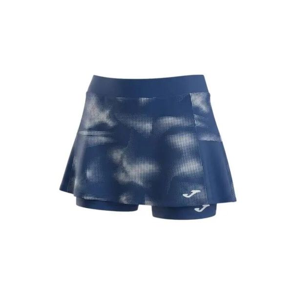 Damskie spódnico-spodenki Joma Smash. Niebieskie szorty damskie Joma, bez wzorów, z materiału, klasyczne, z standardowym stanem. Za 189.00 zł.