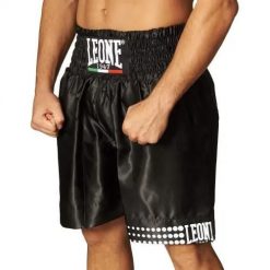 Szorty bokserskie Montana Pantaloncino. Czarne szorty damskie LEONE 1947, bez wzorów, sportowe. Za 159.30 zł.