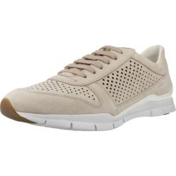 Buty GEOX D SUKIE Jasnobrązowy. Brązowe obuwie treningowe damskie Geox, na fitness i siłownię. Za 352.99 zł.