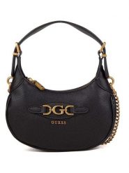 Guess Torebka w kolorze czarnym - 22 x 12 x 5,5 cm rozmiar: onesize. Czarne torebki klasyczne damskie Guess, z aplikacjami, z materiału, bez dodatków. Za 325.03 zł.