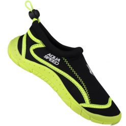 Buty damskie sportowe do wody jeżowce AQUA SHOE. Czarne buty sportowe na co dzień damskie Aqua-Speed, bez wzorów, z materiału, do pływania. Za 42.00 zł.