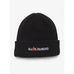 Czapka zimowa Black Diamond Merino Beanie - black. Czarne czapki męskie Black Diamond, na zimę, bez wzorów, sportowe. Za 167.99 zł.