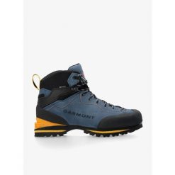 Buty do raków półautomatycznych męskie Garmont Ascent GTX. Niebieskie buty trekkingowe męskie Garmont, z materiału, za kostkę, bez zapięcia, wspinaczkowe. Za 828.99 zł.