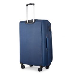 Średnia walizka miękka M 23" SOLIER SOFTFLEX 2240 granatowo-brązowa. Brązowe walizki bez wzorów, średnie. Za 179.00 zł.