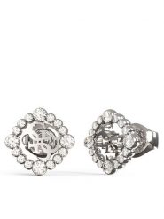 Guess Kolczyki JUBE04 645JW Srebrny. Szare kolczyki damskie Guess, metalowe. Za 119.99 zł.