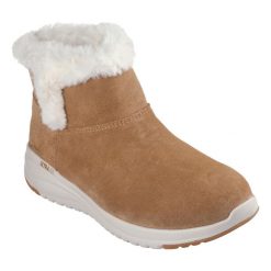 Buty zimowe damskie, On-The-Go Stellar - Cozy Step. Czarne obuwie trekkingowe damskie Skechers, na zimę. Za 399.99 zł.