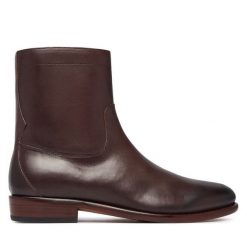 Botki Polo Ralph Lauren. Brązowe buty zimowe męskie Polo Ralph Lauren, bez zapięcia. Za 1,299.00 zł.