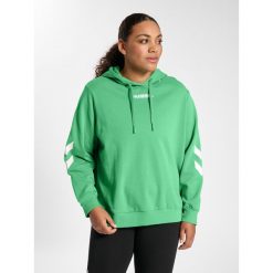 Damska bluza z kapturem Hummel legacy Plus. Zielone bluzy sportowe damskie HUMMEL, xl. Za 167.00 zł.