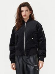 Karl Lagerfeld Jeans Kurtka bomber A1W15010 Czarny Regular Fit. Czarne kurtki damskie Karl Lagerfeld Jeans, s, bez wzorów, z jeansu, bez kaptura. Za 779.99 zł.