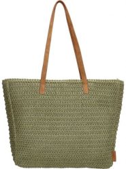 PE FLORENCE Torba plażowa w kolorze oliwkowym - 36 x 45 x 12 cm rozmiar: onesize. Brązowe torebki klasyczne damskie PE FLORENCE, bez wzorów, z materiału, bez dodatków. Za 104.95 zł.
