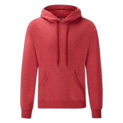 Męska Klasyczna Bluza Z Kapturem. Czerwone bluzy z kapturem męskie Fruit of the Loom, m. Za 81.99 zł.