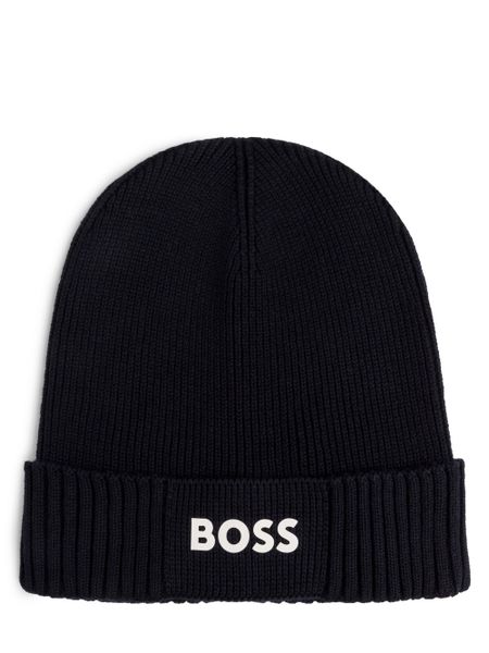 BOSS Green Czapka Mężczyźni Bawełna niebieski, ONE SIZE. Niebieskie czapki męskie Boss Green, bez wzorów, z bawełny. Za 179.95 zł.