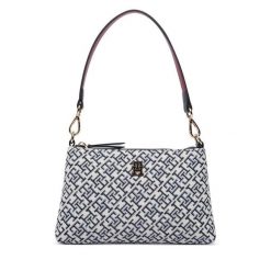 Torebka Tommy Hilfiger. Niebieskie torebki klasyczne damskie Tommy Hilfiger, bez wzorów, bez dodatków. Za 489.99 zł.