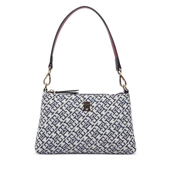 Torebka Tommy Hilfiger. Niebieskie torebki klasyczne damskie Tommy Hilfiger, bez wzorów, bez dodatków. Za 489.99 zł.