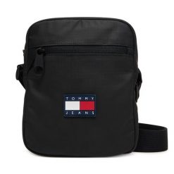 Saszetka Tommy Jeans. Czarne saszetki męskie Tommy Jeans, z jeansu. Za 289.99 zł.