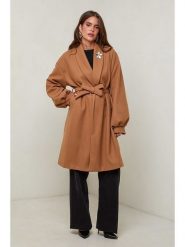 L'armoire de Suzette Płaszcz przejściowy w kolorze karmelowym rozmiar: 42. Brązowe płaszcze damskie L'armoire de Suzette, l, z aplikacjami, z tkaniny, klasyczne. Za 309.65 zł.