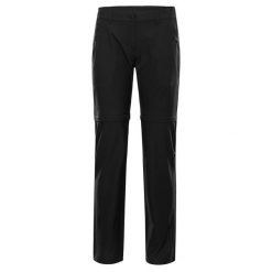 Spodnie damskie trekkingowe odpinane nogawki Alpine Pro Nesca 3. Czarne spodnie dresowe damskie Alpine Pro, bez wzorów. W wyprzedaży za 369.00 zł.