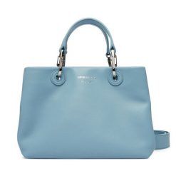 Torebka Emporio Armani. Niebieskie torebki klasyczne damskie Emporio Armani, bez wzorów, bez dodatków. Za 2,169.00 zł.