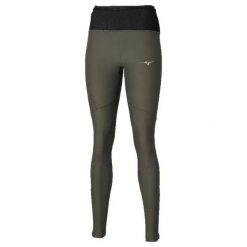 Damskie legginsy Mizuno. Zielone legginsy damskie Mizuno, s, bez wzorów, z materiału. Za 304.50 zł.
