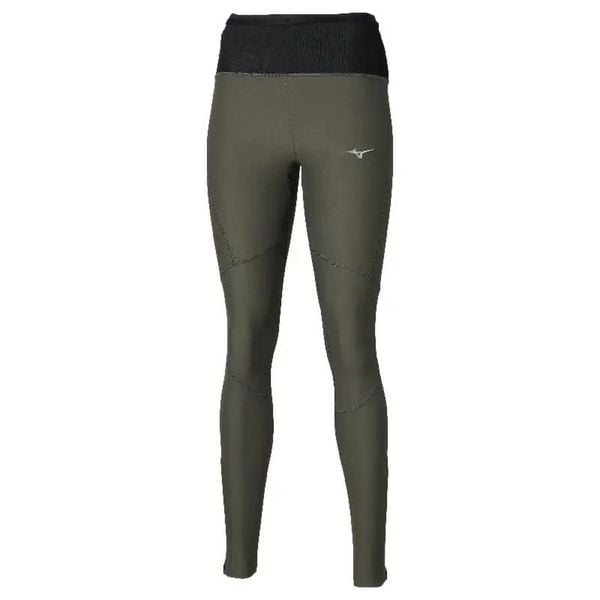 Damskie legginsy Mizuno. Zielone legginsy damskie Mizuno, s, bez wzorów, z materiału. Za 304.50 zł.