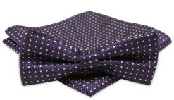 Modna Mucha Męska - Alties - Intensywny Fiolet w Groszki. Krawaty i muchy męskie Alties, bez wzorów, eleganckie. Za 54.00 zł.