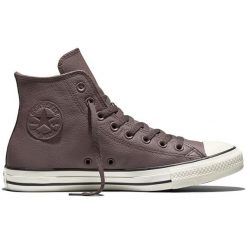 Buty sportowe Converse Chuck Taylor All Star Leather. Fioletowe buty sportowe na co dzień damskie Converse, z materiału, bez zapięcia. Za 590.00 zł.