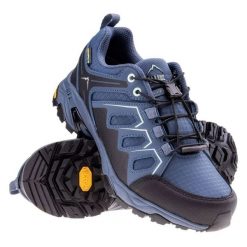 Buty Elbrus Euren Low Wp V W 92800490700 niebieskie. Niebieskie obuwie trekkingowe damskie . Za 531.29 zł.