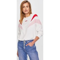 Levi's - Bluza. Białe bluzy bez kaptura damskie Levi's, l, z bawełny. Za 279.90 zł.