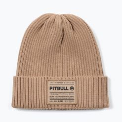 Czapka zimowa Pitbull Beanie Dock. Brązowe czapki męskie PITBULL, na zimę, bez wzorów, z dzianiny, klasyczne. Za 62.99 zł.