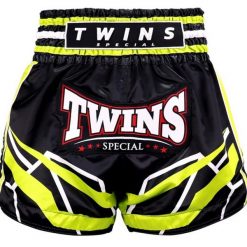 Szorty do boksu tajskiego Twins Special Racing. Czarne szorty damskie TWINS, bez wzorów, z poliesteru. Za 388.00 zł.