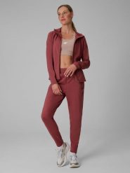 4F Spodnie treningowe szybkoschnące damskie - brązowe XXL. Brązowe spodnie materiałowe damskie 4f, s, na fitness i siłownię. Za 179.99 zł.