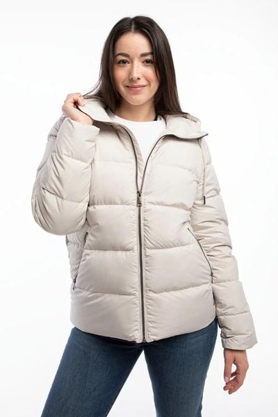 KURTKA ZIMOWA DAMSKA Jack Wolfskin FROZEN PALACE JACKET W 1204912_5062. Białe kurtki damskie Jack Wolfskin, na zimę, uniwersalny, bez wzorów, z dresówki, bez kaptura. Za 514.99 zł.