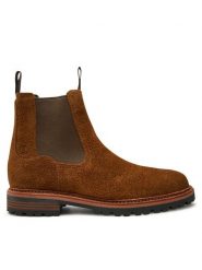 Clarks Sztyblety Clarkridge Top 26179723 Brązowy. Brązowe sztyblety męskie Clarks, ze skóry, bez zapięcia. Za 579.99 zł.