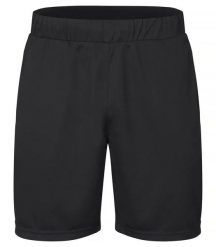Clique Basic Active Shorts z spun dyed poliestru – czarne – Black. Czarne szorty męskie CLIQUE, bez wzorów, z dzianiny. Za 101.37 zł.