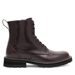 Kozaki Badura. Czerwone buty zimowe męskie Badura, bez zapięcia. Za 399.99 zł.