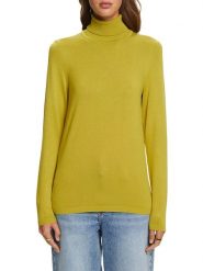 ESPRIT Sweter w kolorze zielonym rozmiar: S. Zielone golfy damskie Esprit, s, bez wzorów, bez ramiączek. Za 83.81 zł.