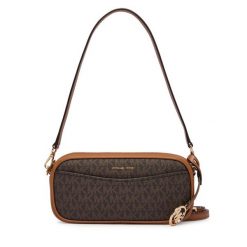 Torebka MICHAEL Michael Kors. Brązowe listonoszki damskie MICHAEL Michael Kors, bez wzorów, bez dodatków. Za 719.99 zł.