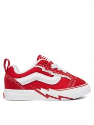 Vans Tenisówki Knu Skool Elastic Lace Bo VN000YZYIZQ1 Czerwony. Czerwone buty sportowe chłopięce Vans, z materiału, bez zapięcia. Za 239.99 zł.