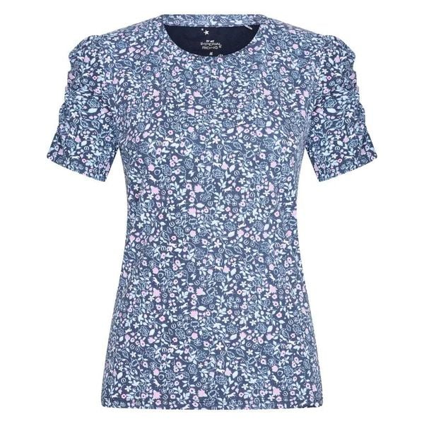 Koszulka damska Imperial Riding Strike a pose Flower. Niebieskie t-shirty damskie IMPERIAL RIDING, l, bez wzorów, z materiału, bez kołnierzyka. Za 160.50 zł.