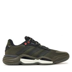 Buty halowe adidas. Zielone buty sportowe na co dzień męskie Adidas, bez zapięcia. Za 469.99 zł.