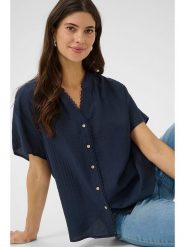 Cream Bluzka w kolorze granatowym rozmiar: 38. Niebieskie bluzki damskie Cream, bez wzorów, bez kołnierzyka, bez ramiączek. Za 69.99 zł.