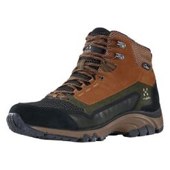 Buty trekkingowe męskie Haglöfs Skuta Proof Mid. Brązowe buty trekkingowe męskie Haglöfs, bez zapięcia, trekkingowe. Za 730.00 zł.