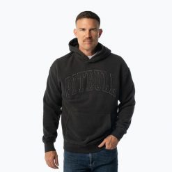 Bluza męska Pitbull Orlando Hooded. Szare bluzy sportowe męskie PITBULL, bez wzorów, z bawełny, sportowe, bez kołnierzyka, bez ramiączek. Za 239.99 zł.