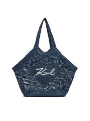 KARL LAGERFELD Torebka B2W46068 Granatowy. Niebieskie torebki klasyczne damskie Karl Lagerfeld, bez wzorów, z materiału, bez dodatków. Za 849.99 zł.